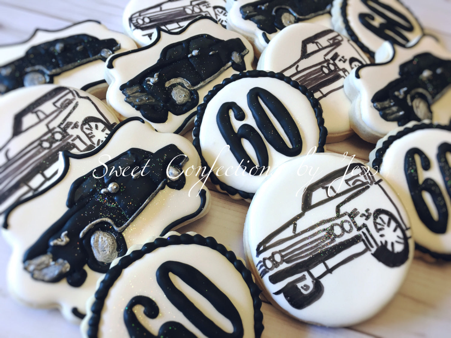 1967 Chevrolet Chevelle Birthday Party Cookies-Chevy Cookies-Classic Car Party TheIcedSugarCookie.com Sweet Confections By Jess