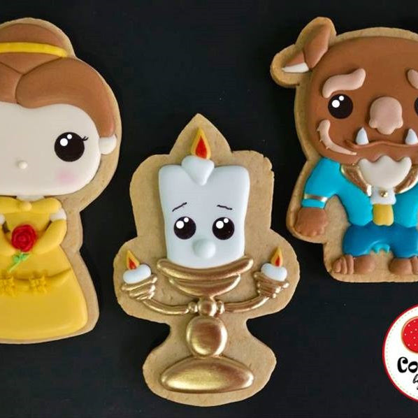 Beauty And The Beast Sugar Cookies TheIcedSugarCookie.com Cookies By Bety