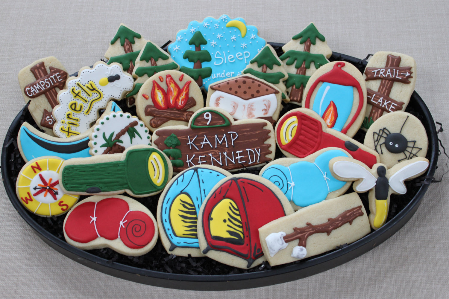 Boy Scout-Girl Scout-Camping Sugar Cookies TheIcedSugarCookie.com 4TheLoveOfCookies