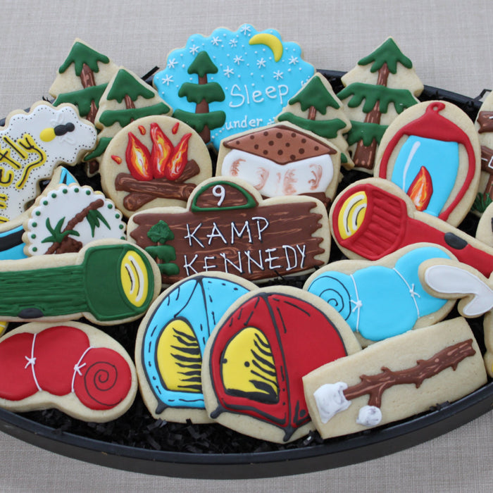 Boy Scout-Girl Scout-Camping Sugar Cookies TheIcedSugarCookie.com 4TheLoveOfCookies
