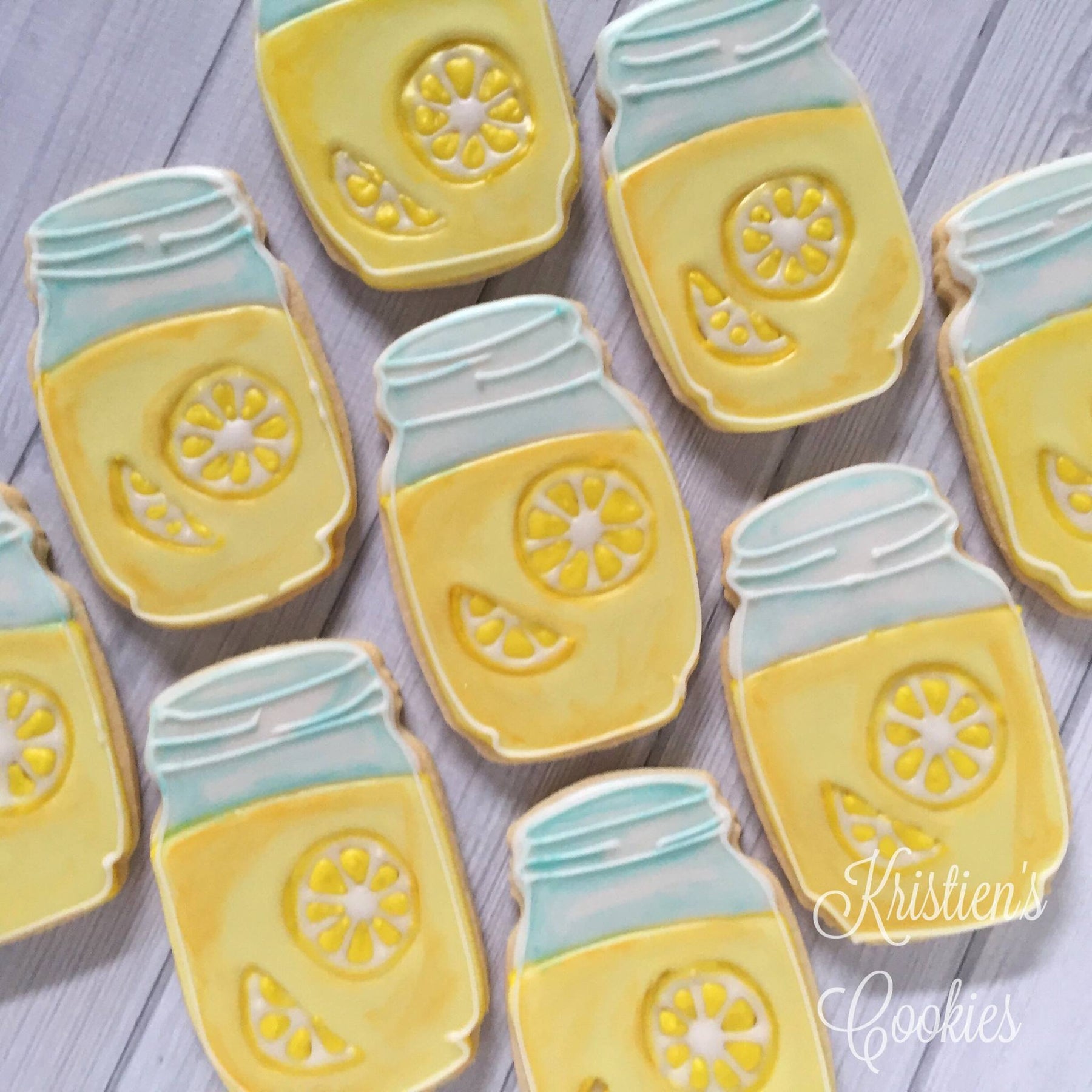 Lemonade Mason Jar Sugar Cookies