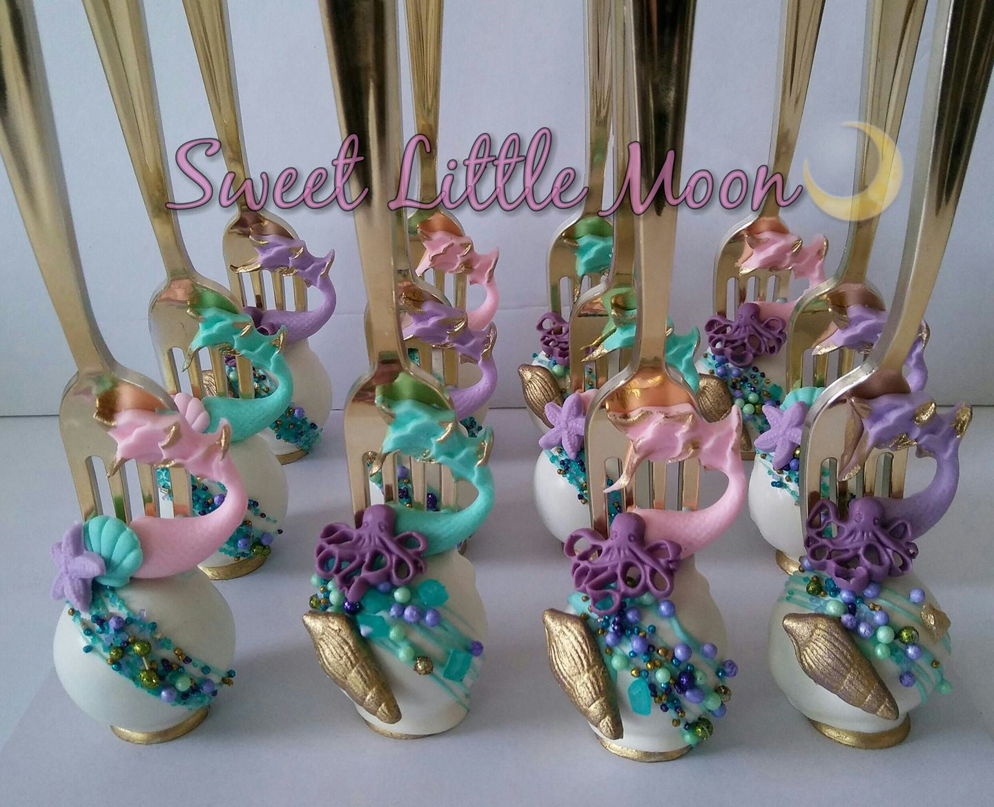 Under The Sea Mermaid Birthday Party-Purple, Pink, Aqua and Gold Color Theme