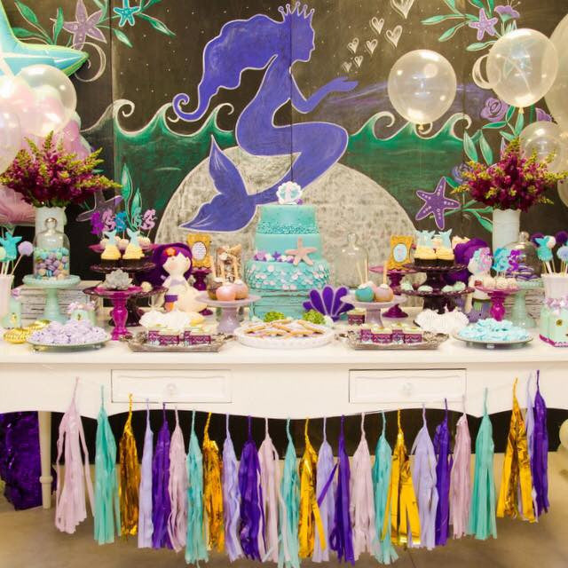 Mermaid Birthday Party-Festa Sereias