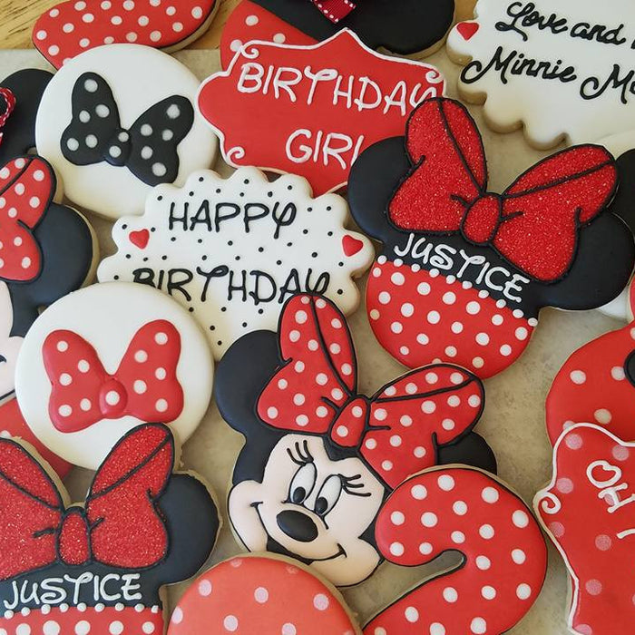 Minnie Mouse 2nd Birthday Party Sugar Cookies