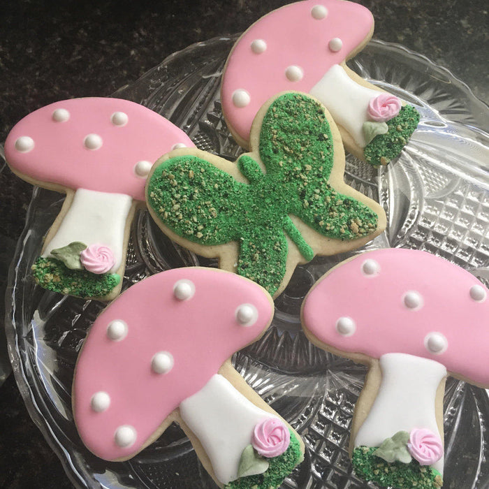 Moss Butterflies And Mushroom Sugar Cookies