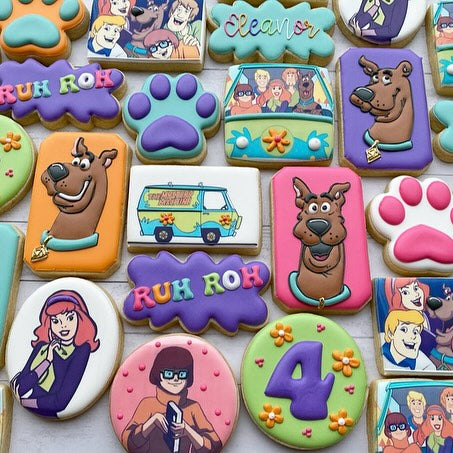 Scooby Doo Iced Sugar Cookies by Casey Bates Creates on TheIcedSugarCookie.com