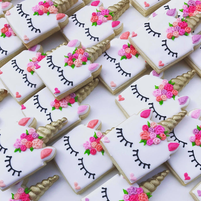 Sweet Magical Unicorn Birthday Party Sugar Cookies