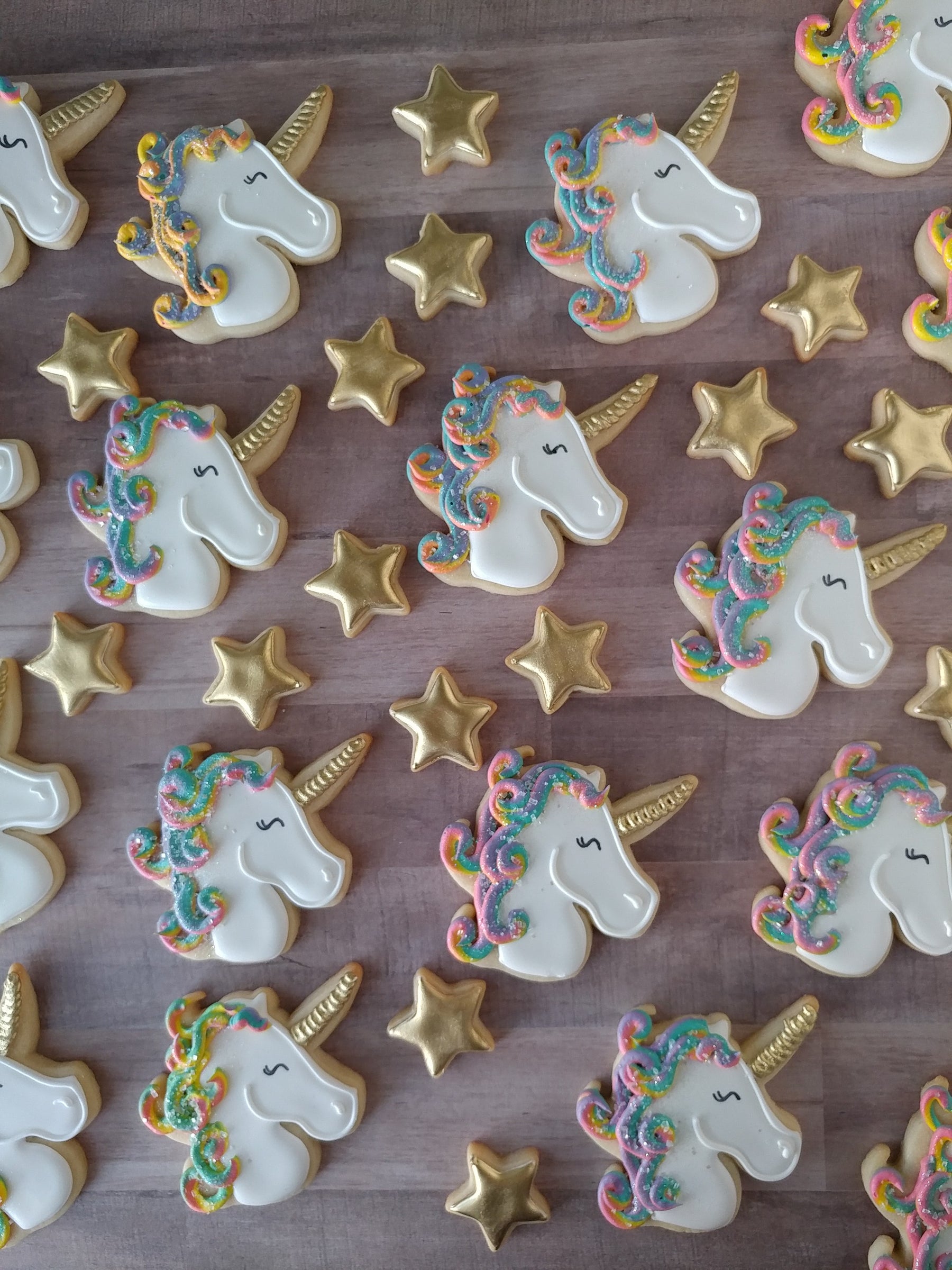 Charming Unicorn Birthday Party Sugar Cookies