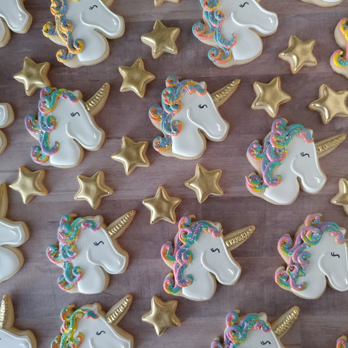 Charming Unicorn Birthday Party Sugar Cookies