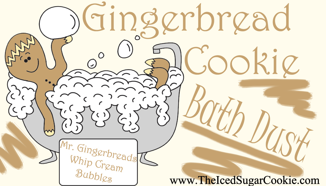 Gingerbread Cookie Bath Dust