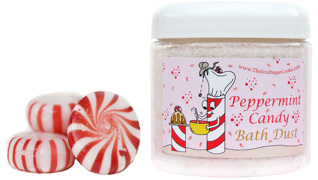 Peppermint Candy Bath Dust