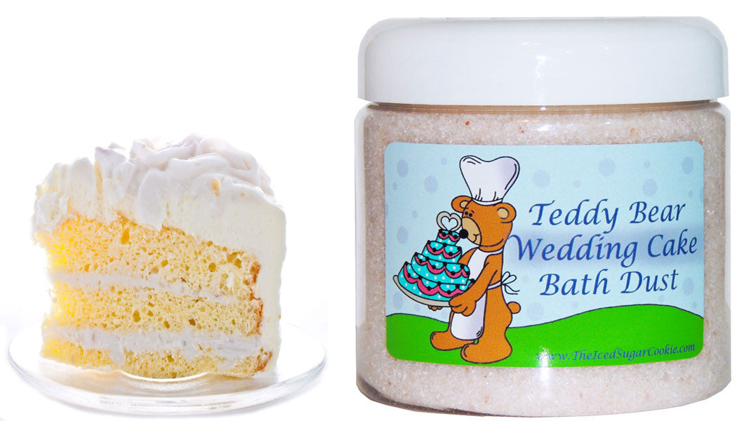 Teddy Bear Wedding Cake Bath Dust