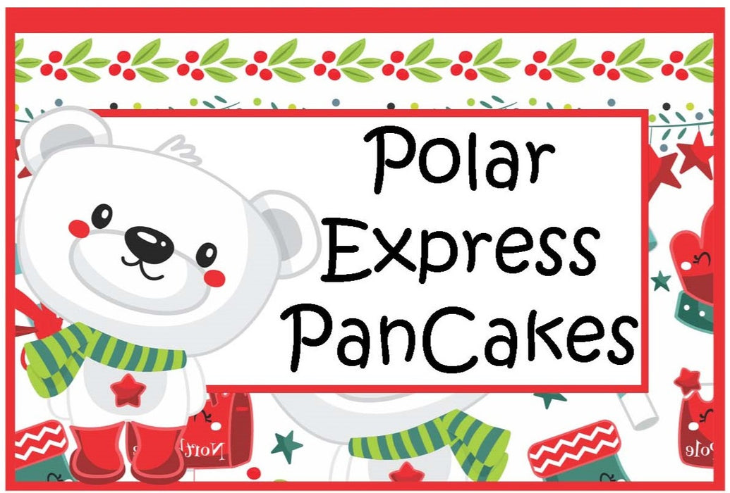 120 Printable Christmas Polar Bear Food Cards