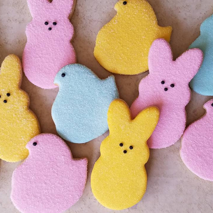 Easter Peeps Sugar Cookies-Bunnies And Chicks That Are PEEPTastic