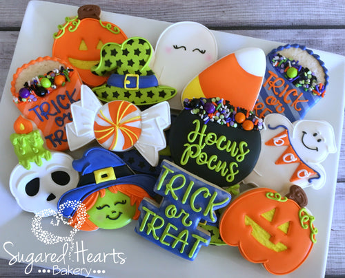 SPOOKTACULAR Halloween Iced Sugar Cookies