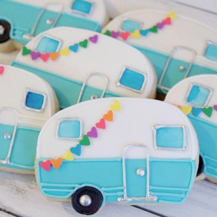 Summer Happy Camper Sugar Cookies