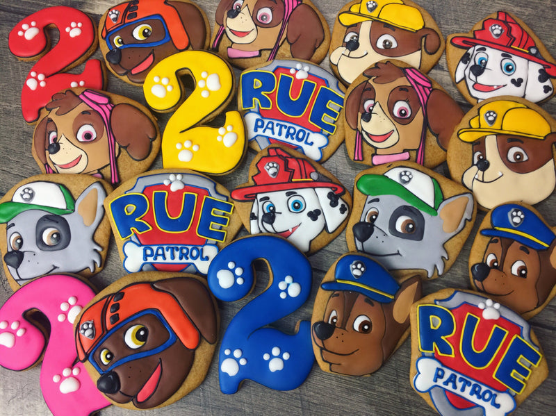 Paw Patrol Birthday Party Sugar Cookies The Iced Sugar Cookie