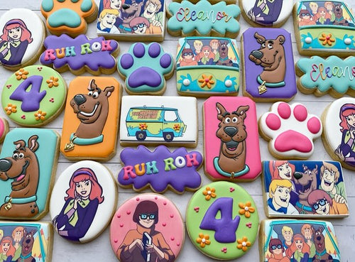 Scooby Doo Iced Sugar Cookies by Casey Bates Creates on TheIcedSugarCookie.com