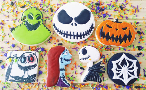 The Nightmare Before Christmas Cookies by Ginger Snapped Sweets on TheIcedSugarCookie.com
