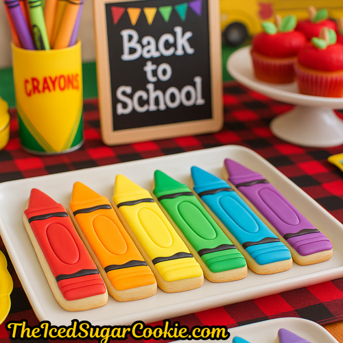 Back To School Iced Sugar Cookies Back To School Birthday Party Ideas Iced Sugar Cookies by TheIcedSugarCookie.com