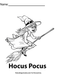 Halloween Witch Hocus Pocus Coloring page Riding A Broom wearing glasses. Free printable digital download by TheIcedSugarCookie.com