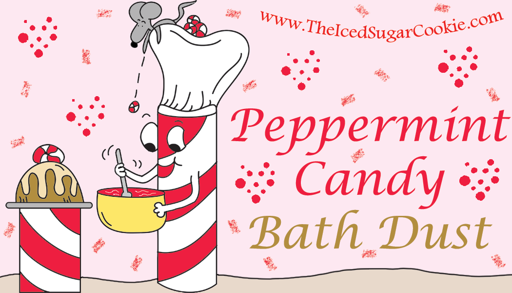 Peppermint Candy Bath Dust