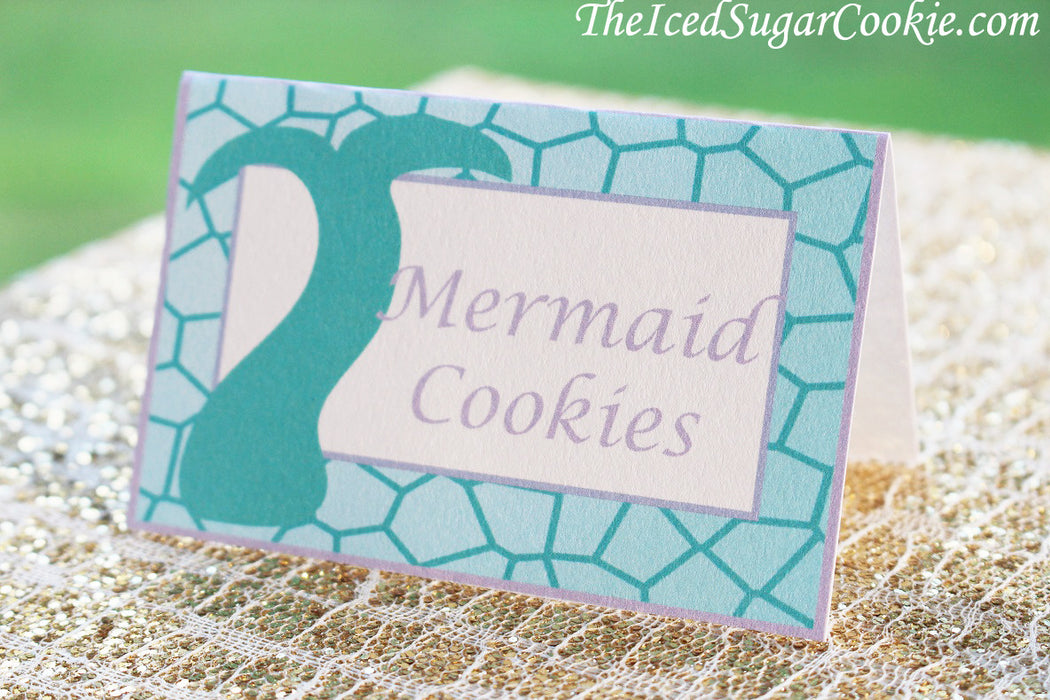 printable-purple-aqua-mermaid-food-label-cards-digital-download-the-iced-sugar-cookie for Free Printable Mermaid Food Labels Printable Purple Aqua Mermaid Food Label Cards | Digital Download — The Iced Sugar Cookie for Free Printable Mermaid Food Labels